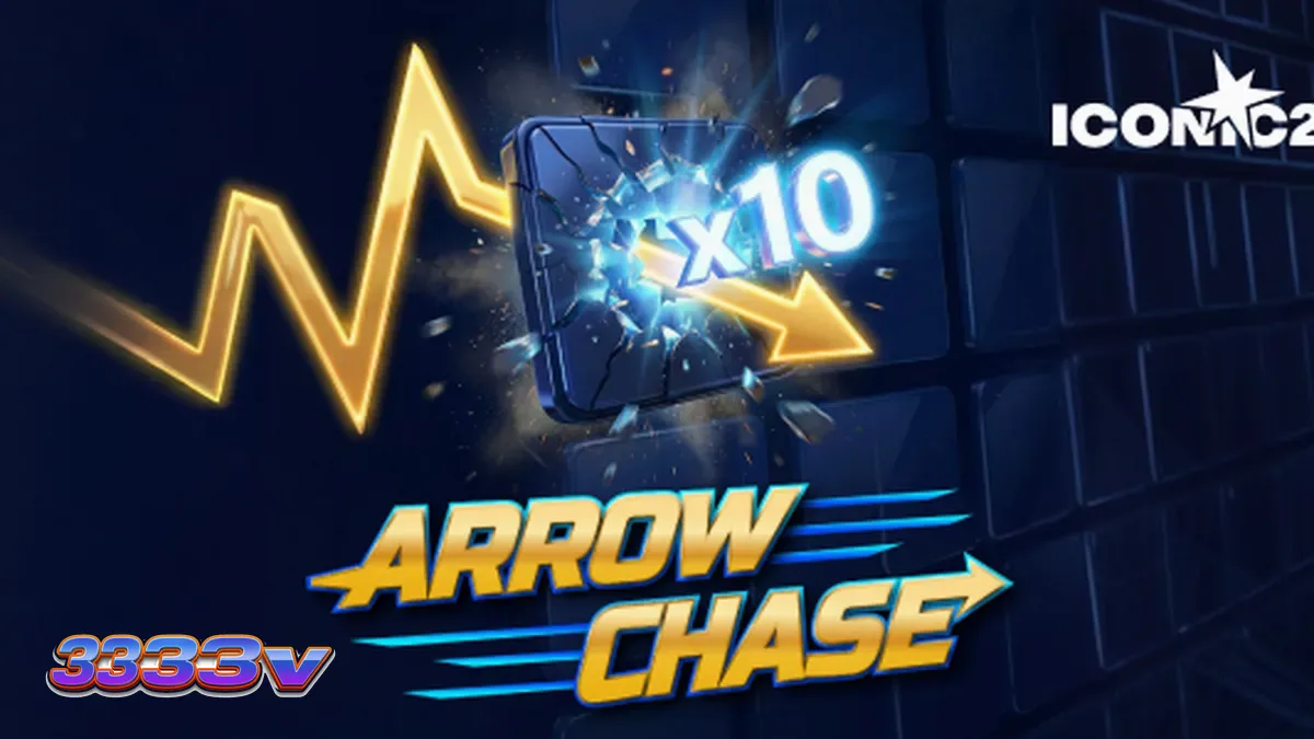 Tampilan antarmuka permainan Arrow Chase dengan grid multiplier yang dinamis.